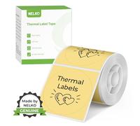 Thermal Labels for Nelko PM220 2 Inch Round, 1 Roll, Yellow