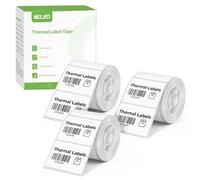 Thermal Labels for Nelko PM220 Label Maker, 1.57'' x 1.18'' (40x30mm) Waterproof Sticker, Multi-Purpose Tape, 3 Rolls of 230 Self-Adhesive Thermal Paper (White)