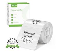 Thermal Labels for Nelko PM220 Label Maker - 2 Inch (50mm) Round, Waterproof, Multi-Purpose - 1 Roll of 150 Self-Adhesive Thermal Paper (Transparent), TP50x50x150