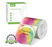 Nelko PM220 Thermal Labels, 2 inch Round, Waterproof, Multi-Purpose, 150 Self-Adhesive Thermal Paper (Five Color Gradient)