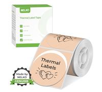 Thermal Labels for Nelko PM220 Label Maker, 2 Inch (50mm) Thermal Sticker, Waterproof, Multi Purpose Label Tape, 1 Roll of 150 Self Adhesive Thermal Paper (Khaki)