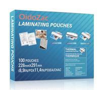 Thermal Laminating Sheets, Letter Size 100 Pack Laminating Pouches 9" x 11.5", 3-Mil Thick Transparent Laminated Paper Ideal Office and School Supplies, Flexible Rigidity for Laminator