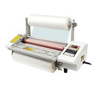 Thermal Laminator Machine, A2+ Paper Laminating Machine with LCD Screen & 0-180℃ Adjusted, Single/Double-Sided Lamination, Commercial Laminator Machine for School, Office, Business 110v