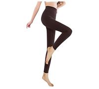 Thermal Leggings Women Fleece Lined Seamless Legging Buttery Stretchy Breathable Slimming Tights Suitable Solid Comfort Plus Trousers Fashions Opaque Soft Touch Pants Going Winter Everyday
