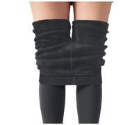 Thermal Leggings Women Plus Size Thick Soft High Waisted Tummy Control Skin Color Bottoms Cold Winter Snow Warm Butt Lifting leggings Multipack Bright Velvet Lined Short 3/4 Pants for Ladies xs 2x 3xl