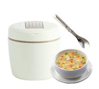 Thermal Lunch Box | 1.2L Wide Mouth Leakproof Tableware with Spoon and Bag - Hot Lunch Container - for Camping Sports Beach Outdoor Hiking Climbing Travel Work Vacation Commuting Offices Long