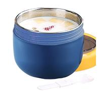 Thermal Lunch Box, 600ml Stainless Steel Insulated Box, Leak-Proof Lunch Food Container Box with Double Layer, to Keep Food Hot, for School Travel Picnic