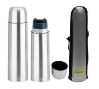 Thermal Mug Thermos Flask Coffee Tea Insulated Bottle Stainless Steel 750ml 1L