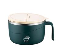 Thermal Noodle Basin - Airtight Lid Set, Ergonomic Handle Pot, Portable Dining Room Kit | Meal Preparation For College Students, Empl