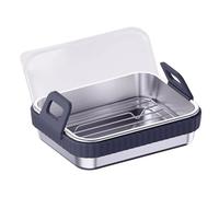 Thermal Oven Insert - Silicone Heat Tray, Crisp Maker Meal, Prep Cover Serving Dish Grill | Steam Bake Convection Appliance Utensil, Durable Reusable Professional Home Commercial