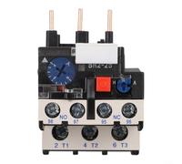 Thermal Overload Relay, 0.1-25A Range, NR2-25 Series for CJX2 Contactors, Phase Loss Protection, Manual and Auto Reset, Industrial Motor Safety(4-6 Amp)