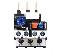 Thermal Overload Relay, 10A Trip Level, Adjustable Overcurrent Protection Relay, Phase Failure Protection, Temperature Compensation, Manual/Automatic Reset for Motor Circuits(9A-13A)