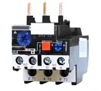 Thermal Overload Relay for AC Motor Protection, 3-Pole Adjustable Current 0.63A-10A, 660V Phase Loss Guard with Manual Reset, IP20 Plastic Seal for Industrial Machinery(4-6A)