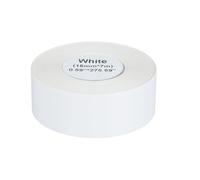 Thermal paper continuous label tape adhesive paper roll sticker name blank label tear for MARKLIFE P11/P12/P15 and Deli Q2/Q3 family (white).