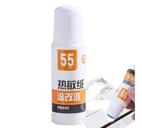 Thermal Paper Correction Fluid - Fast Dry White Ink for Receipts and Forms | Precision Applicator with Smooth Flow, Office Supply for Error Correction, Writing, and Documentation