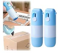 Thermal Paper Correction Fluid with Unboxing Knife Information Cover Device Anti-Leakage Protection 2 in 1 Privacy Protection Artifact for Personal Privacy and Office Appliances (2PCS)