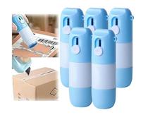 Thermal Paper Correction Fluid with Unboxing Knife Thermal Paper Data Protection Fluid Portable Information Anti-Leakage Protection Correction Fluid for Package Label Bills (5PCS)