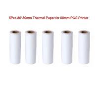 Thermal Paper Rolls 80x30MM Diameter 4 Meters Long CORELESS | Free