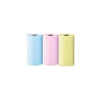 Thermal Paper Rolls, Thermal Paper Rolls 58mm for Mini Photo Printers White Multicolor(3 Rolls Colors)