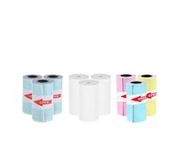 Thermal Paper Rolls, Thermal Paper Rolls 58mm for Mini Photo Printers White Multicolor(9 Rolls Mix)