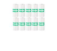 Thermal Paper Rolls, Thermal Till Roll for Mini Printer Labels and Stickers(10Rolls White Strick)