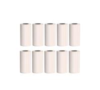 Thermal Paper Till Rolls, 57mm Thermal Paper Roll for Self-Adhesive Labels Pack of 5-10 Multiple Sizes Multicolor(10pcs 15mm Sticky)