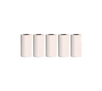 Thermal Paper Till Rolls, 57mm Thermal Paper Roll for Self-Adhesive Labels Pack of 5-10 Multiple Sizes Multicolor(5pcs 15mm Sticky)
