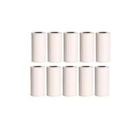 Thermal Paper Till Rolls, 57mm Thermal Paper Roll for Self-Adhesive Labels Pack of 5-10 Multiple Sizes Multicolor(10pcs 30mm Sticky)