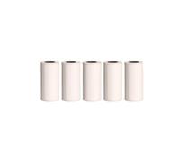 Thermal Paper Till Rolls, 57mm Thermal Paper Roll for Self-Adhesive Labels Pack of 5-10 Multiple Sizes Multicolor(5pcs 30mm Sticky)