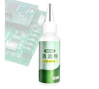 Thermal Paste Removal, 50ml Silicone Grease Cleaner Solution System, CPU Thermal Paste Remover Liquid Design, Clear Color Electronics Cleaning Structure, Chipset Cooling Maintenance Tool, 18.11x8.27x3