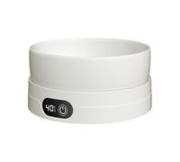 Thermal Pet Water Bowl,Strong PP +Ceramic +Aluminum Material, Heated Cat Dog Boŵl, Automatic Adjustable Temperature, Heated Pet Bowl, Safe Hydration Dish For Kittens Puppies Chickens - 15.2x15.2x8.3cm