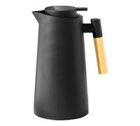 Thermal Pitcher - 1000ml Coffee Carafe, Glass Lined Water Jar, Easy Pour Comfortable Handle, Maintains Temperature Long Hours, Higher Quality Beverage Server, Restaurant Bedside Outdoor 13.5x13.5x25cm