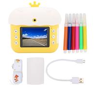 Thermal Print Camera, Instant Print Kids Camera 200DPI Dual Camera for Sharing Photos for Having Fun