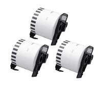 Thermal Printer Labels Compatible with QL-700 QL-800 DK-22205 DK-2205 62mm X 30.48 Meter Continuous White Paper 1/3/5 Rolls(DK-22205 3 Rolls)