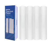 Thermal Printer Paper US Letter 8.5 x 11 Inch, 4 Rolls Inkless Multipurpose Thermal Printing Paper Compatible with Letter Portable Thermal Printer