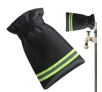 Thermal Protection for Garden, Thickening Outside, Tap Cover, Frost-Proof Oxford Cotton Tap Protective Cover with Reflective Strips, 24 x 16 cm, Conservatory, Patio, Yard Protection