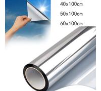 Thermal Protection Way Mirror Film Effective Privacy Glass Sticker for Light Reduction (60x100cm)