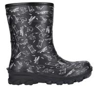 Thermal rain boots for kids Zigzag Cenerki Black 31