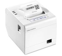 Thermal Receipt Printer, 80mm USB/Ethernet POS QR Code Printer w/ Auto Cutter for Cash Drawer/ESC/POS, Compatible w/ Android/Windows/iOS/Square, Retailer and Restaurant Kitchen Use, Wall Mount, White
