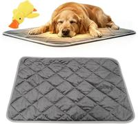 Thermal Reflection Pad for Dogs - 2026 Upgraded 5-Layer Self Heating Dog Mat No Electricity - Washable Anti-Slip Pet Bed Warmer for Crate, Car & Joint Pain Relief (Grey) (Gray, M: 19 × 28 in)