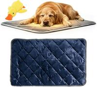 Thermal Reflection Pad for Dogs - 2026 Upgraded 5-Layer Self Heating Dog Mat No Electricity - Washable Anti-Slip Pet Bed Warmer for Crate, Car & Joint Pain Relief (Grey) (Blue, M: 19 × 28 in)