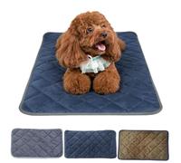 Thermal Reflection Pad for Dogs Cats, 5-Layer Constant Temperature Keep Warmth System Self Heating Dog Mat, Washable Non-Slip Self Heating Pet Crate Pad for Indoor Outdoor Pets (Blue,Small)