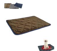Thermal Reflection Pad for Dogs Cats, Self Heating Pad for Dog Cat, 2026 Upgraded Self Warming Cat Bed Mat, Soft Cozy Washable Non-slip Non Electric Heating Pet Pads (Brown,Large)