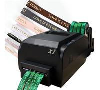 Thermal Ribbon Printer, 150mm/s Digital Label Maker with Holder, Supports 50+ Languages for DIY Decorative Ribbon Printing