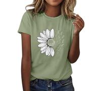 Thermal Running Tops Womens Womens Chiffon Blouse Gifts for Women Activewear Women Sunflower Summer T Shirt Plus Size Loose Blouse Tops Girl Short Sleeve Graphic Casual Tees Sale Clearance Items