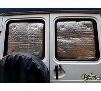 Thermal Screens Black Out Blinds will fit renault Trafic Rear Barn Doors vauxhall vivaro