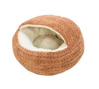 Thermal Sequestration - Shell Shaped Cat Bed for Physiological Logistics | High Loft Synthetic Frame with Calming Logic, High Fidelity Comfort Hub & Dermal Safe Nodes for Home