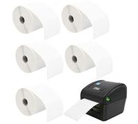 Thermal Shipping Labels - 6 x 4 Premium Strong Adhesive Quality Perforated Labels for Label Printers. 500 Stickers Per Roll (36 Rolls)