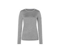 Super.natural Casual Rib Bio Long Sleeve T-shirt Grey M Woman