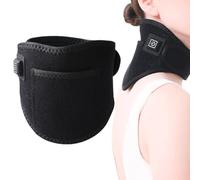 Thermal Shoulder Pad: Ergonomic Thermal Wrap, Breathable, Comfort to Relieve Neck and Shoulders, Soft and Adjustable Design | Perfect Relaxation Solution for Men, M